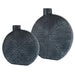 Uttermost Viewpoint Aged Black Vases, Set/2 17114