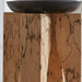 Uttermost Ilva Wood Candleholders Set/2 18074
