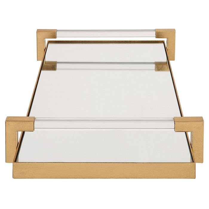 Uttermost Deki Gold Mirrored Tray 18083