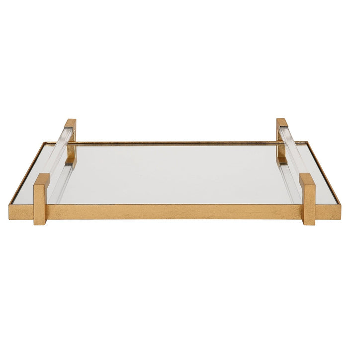 Uttermost Deki Gold Mirrored Tray 18083
