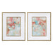 Uttermost Indigo Florals Framed Art S/2 41558