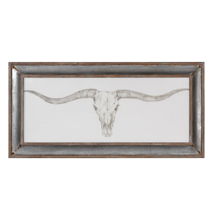 Uttermost Western Skull Mount Print 51106