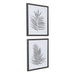 Uttermost Silver Ferns Framed Prints Set/2 33685