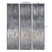 Uttermost Gray Showers Hand Painted Canvases, Set/3 51304