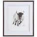 Uttermost Rustic Bull Framed Animal Print 41606