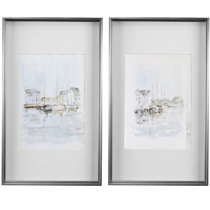 Uttermost New England Port Framed Prints, S/2 33714