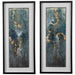 Uttermost Glimmering Agate Abstract Prints, S/2 41434