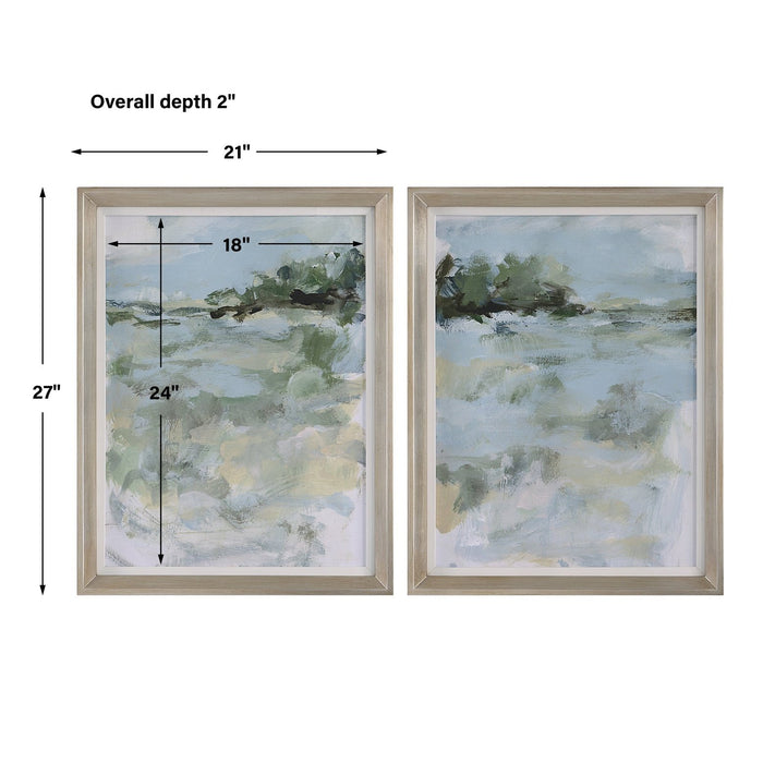 Uttermost Far Away View Framed Prints, Set/2 41454