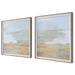 Uttermost Abstract Coastline Framed Prints, S/2 41468