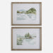 Uttermost Serene Lake Framed Prints, Set/2 32288