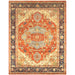 Pasargad Home Serapi Collection Hand-Knotted Rust Wool Area Rug- 8' 0" X 10' 2" PB-5BN 8x10