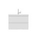 Alya Bath Paterno 30" Single White Modern Wall Mounted Bathroom Vanity With Acrylic Top and Integrated Sink