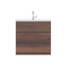 Alya Bath Paterno 36" Single Rosewood Modern Freestanding Bathroom Vanity With Acrylic Top and Integrated Sink