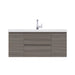 Alya Bath Paterno 48" Single Gray Modern Wall Mounted Bathroom Vanity With Acrylic Top and Integrated Sink