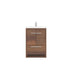 Alya Bath Sortino 24" Single Rosewood Modern Freestanding Bathroom Vanity With Acrylic Top and Integrated Sink