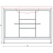 Alya Bath Sortino 48" Single White Modern Freestanding Bathroom Vanity With Acrylic Top and Integrated Sink