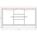 Alya Bath Sortino 60" Double Rosewood Modern Freestanding Bathroom Vanity With Acrylic Top and Integrated Sink