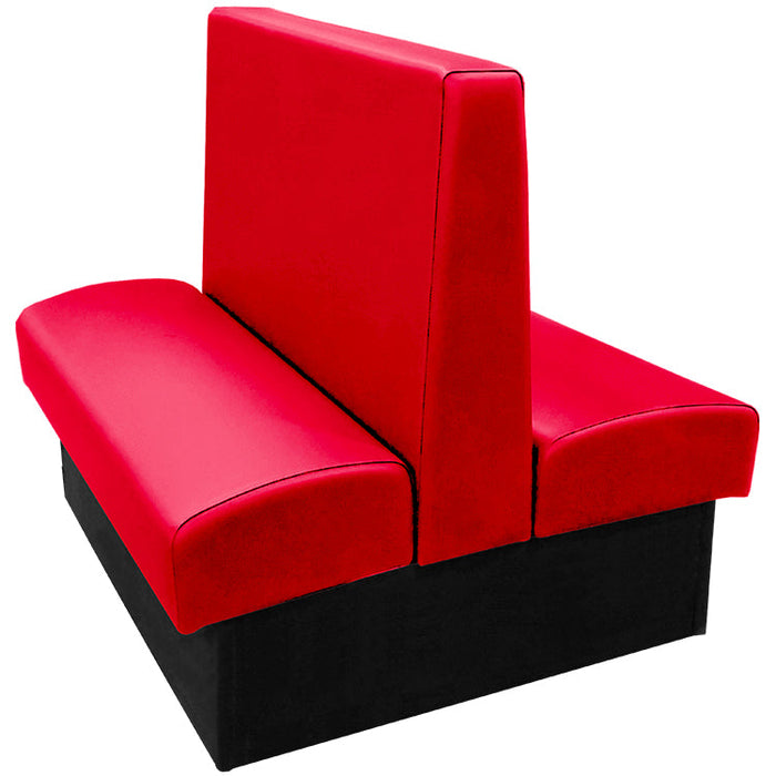 Oak Street Manufacturing Double 48" x 42" Ambrose Vinyl/Upholstered Booth