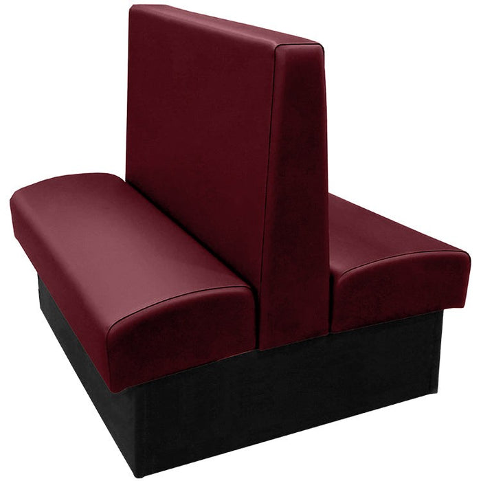 Oak Street Manufacturing Double 96" x 42" Ambrose Vinyl/Upholstered Booth