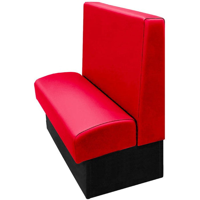 Oak Street Manufacturing Single 72" x 42" Ambrose Vinyl/Upholstered Booth