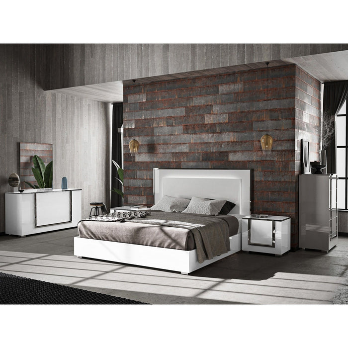 Elegante Italia White Antonella Bedroom Set