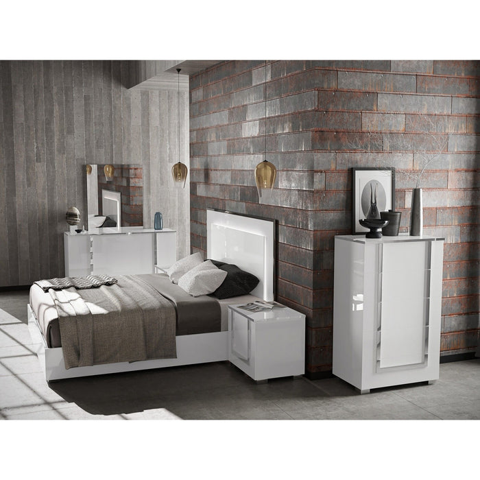 Elegante Italia White Antonella Bedroom Set