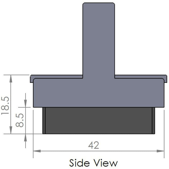 Oak Street Manufacturing Single 72" x 42" Aristocrat Wood Frame Booth
