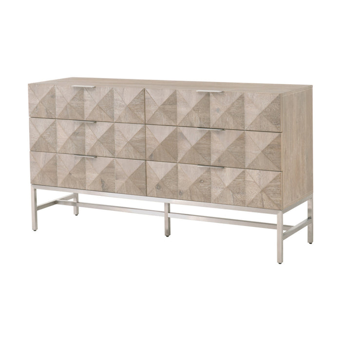 Essentials For Living Traditions Atlas 6-Drawer Double Dresser 6152.NG/BSTL