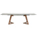 Essentials For Living Meridian Axel Extension Dining Table 1602-DT.WAL/SGRY