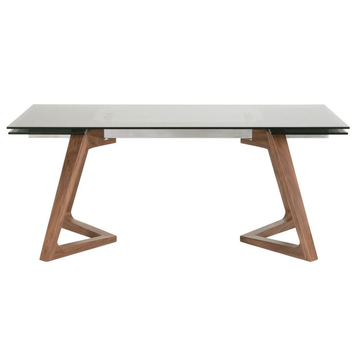 Essentials For Living Meridian Axel Extension Dining Table 1602-DT.WAL/SGRY