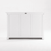 NovaSolo Halifax Buffet with 6 Baskets White B128