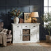 NovaSolo Halifax Buffet with 2 Baskets White B129
