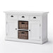 NovaSolo Halifax Buffet with 2 Baskets White B129