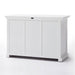 NovaSolo Halifax Buffet with 2 Baskets White B129