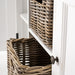 NovaSolo Halifax Accent Buffet with 2 Baskets Two-tone B129TWD