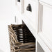 NovaSolo Halifax Accent Buffet with 2 Baskets Two-tone B129TWD