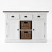 NovaSolo Halifax Accent Buffet with 2 Baskets Two-tone B129TWD