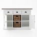 NovaSolo Halifax Accent Buffet with 2 Baskets Two-tone B129TWD