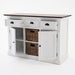 NovaSolo Halifax Accent Buffet with 2 Baskets Two-tone B129TWD