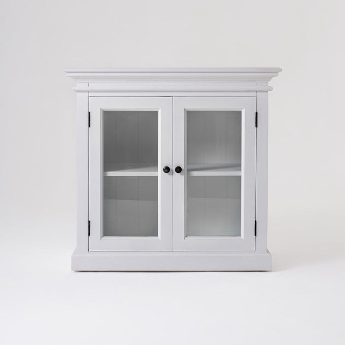 NovaSolo Halifax Display Buffet with 2 Glass Doors White B183