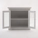 NovaSolo Halifax Display Buffet with 2 Glass Doors White B183