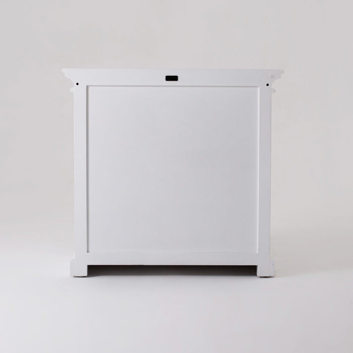 NovaSolo Halifax Display Buffet with 2 Glass Doors White B183