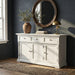 NovaSolo Provence Classic Sideboard with 3 doors White B185