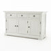 NovaSolo Provence Classic Sideboard with 3 doors White B185