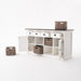 NovaSolo Halifax Accent Buffet with 4 Baskets Two-tone B189TWD