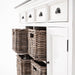 NovaSolo Halifax Accent Buffet with 4 Baskets Two-tone B189TWD