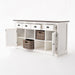 NovaSolo Halifax Accent Buffet with 4 Baskets Two-tone B189TWD