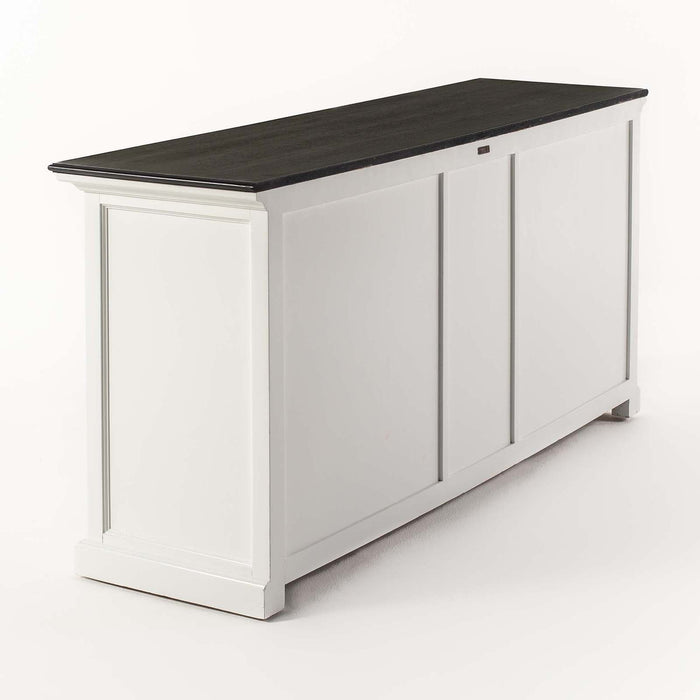 NovaSolo Halifax Contrast Buffet In Classic White & Black B190CT