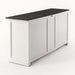 NovaSolo Halifax Contrast Buffet In Classic White & Black B190CT