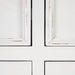 NovaSolo Halifax Accent Buffet In White Distress & Deep Brown B190TWD
